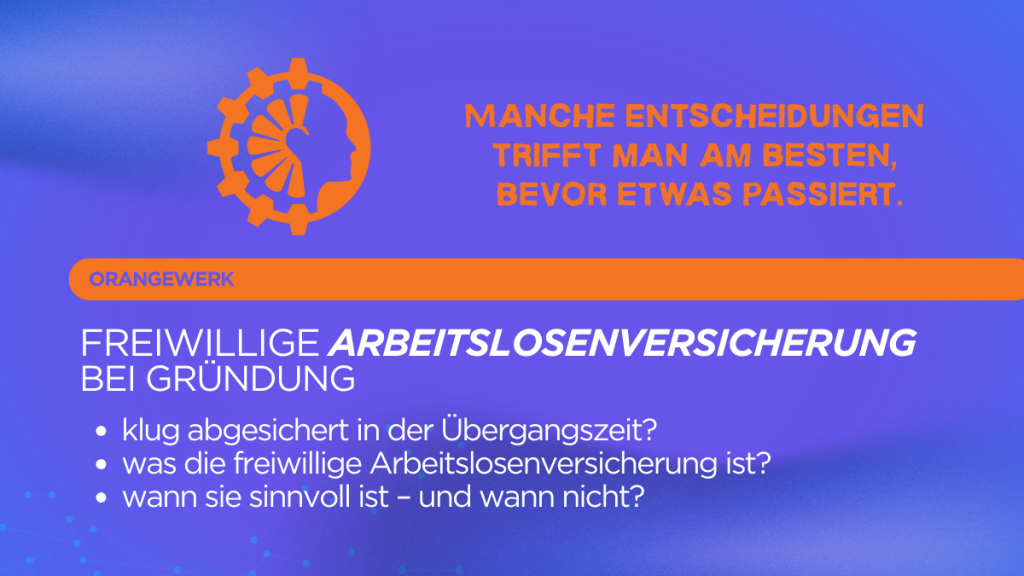 Bei Gründung mit der Agentur für Arbeit