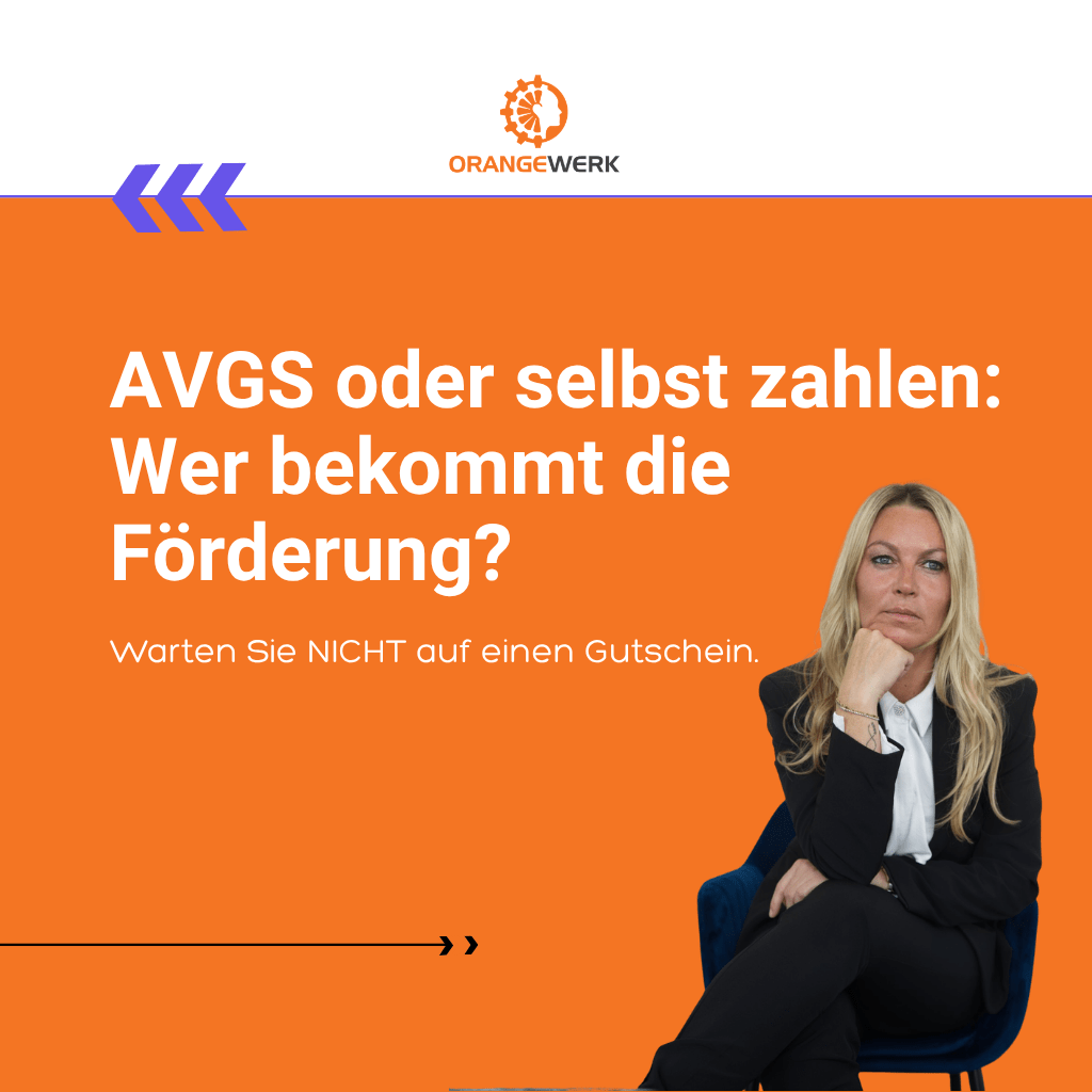 Grafik von ORANGEWERK mit dem Satz: Nicht jeder bekommt einen Gutschein